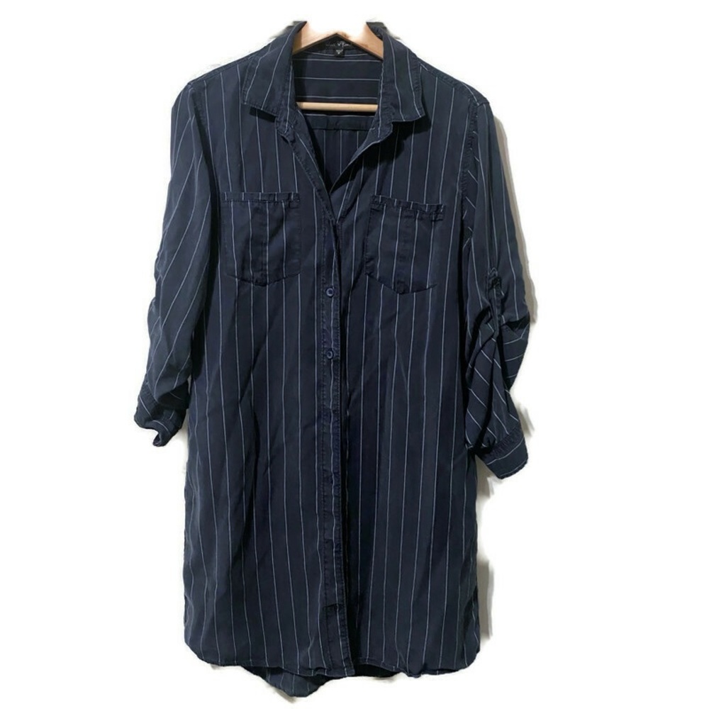 Collar Long Shirt/Dress